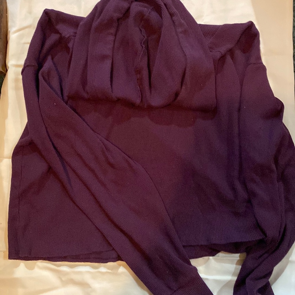 Crop top sweat shirt
